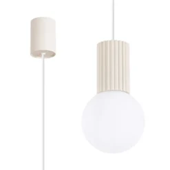Lampa wisząca Halo 1 beżowa