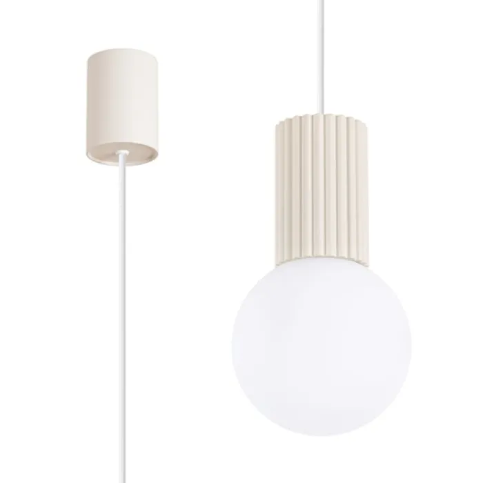 Lampa wisząca Halo 1 beżowa