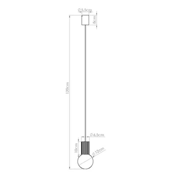Lampa wisząca Halo 1 biała