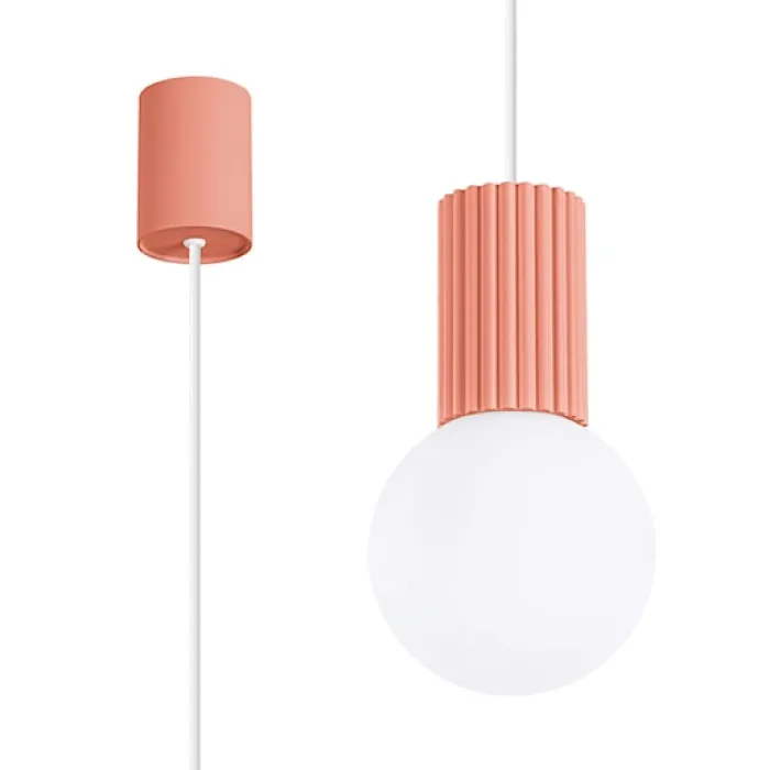 Lampa wisząca Halo 1 brzoskwiniowa