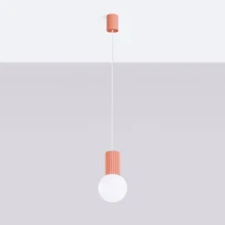Lampa wisząca Halo 1 brzoskwiniowa