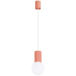 Lampa wisząca Halo 1 brzoskwiniowa