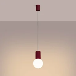 Lampa wisząca Halo 1 burgund