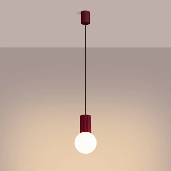 Lampa wisząca Halo 1 burgund