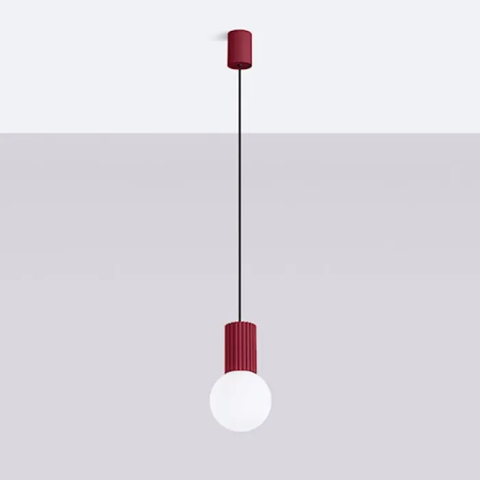 Lampa wisząca Halo 1 burgund
