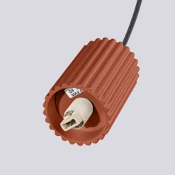 Lampa wisząca Halo 1 ochra czerwona