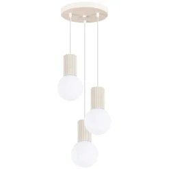 Lampa wisząca Halo 3P beżowa