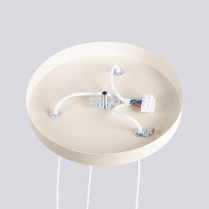 Lampa wisząca Halo 3P beżowa