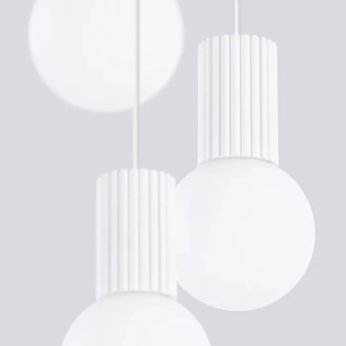 Lampa wisząca Halo 3P biała