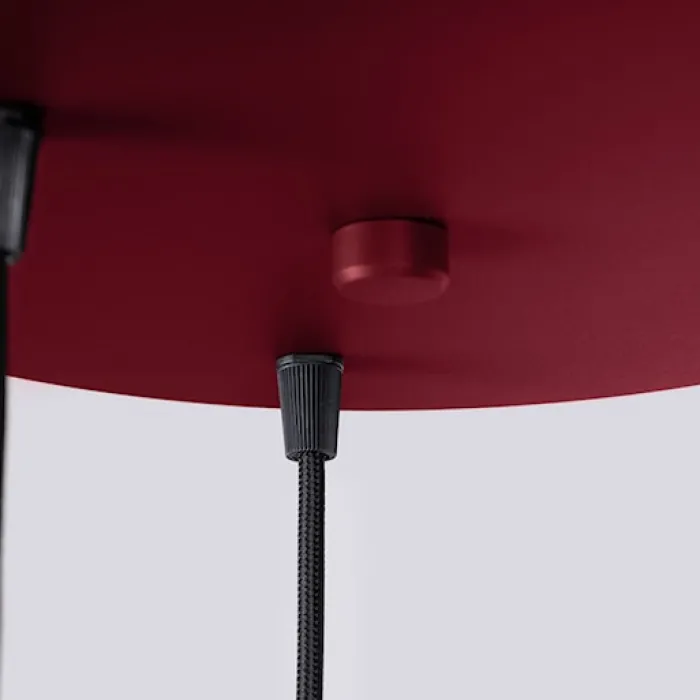 Lampa wisząca Halo 3P burgund