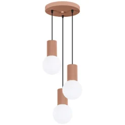 Lampa wisząca Halo 3P mocca