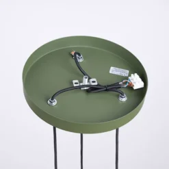 Lampa wisząca Halo 3P zielona oliwka