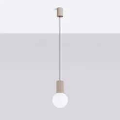 Lampa wisząca Halo 1 taupe