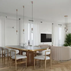 Lampa wisząca Halo 1 taupe