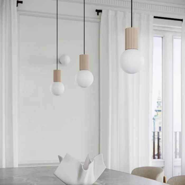 Lampa wisząca Halo 1 taupe