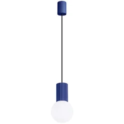 Lampa wisząca Halo 1 ultramaryna