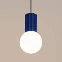 Lampa wisząca Halo 1 ultramaryna