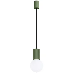 Lampa wisząca Halo 1 zielona oliwka