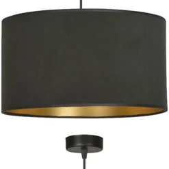 Lampa wisząca Hellid średnica 35 cm czarna