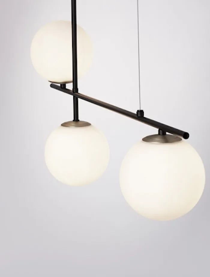Lampa wisząca Homorry x3 czarna