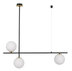 Lampa wisząca Homorry x3 czarna