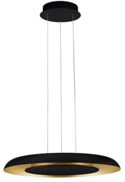 Lampa wisząca Honesso LED czarno-złoty