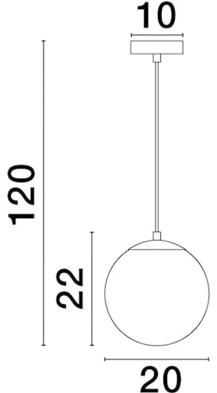 Lampa wisząca Howdel biało-złota