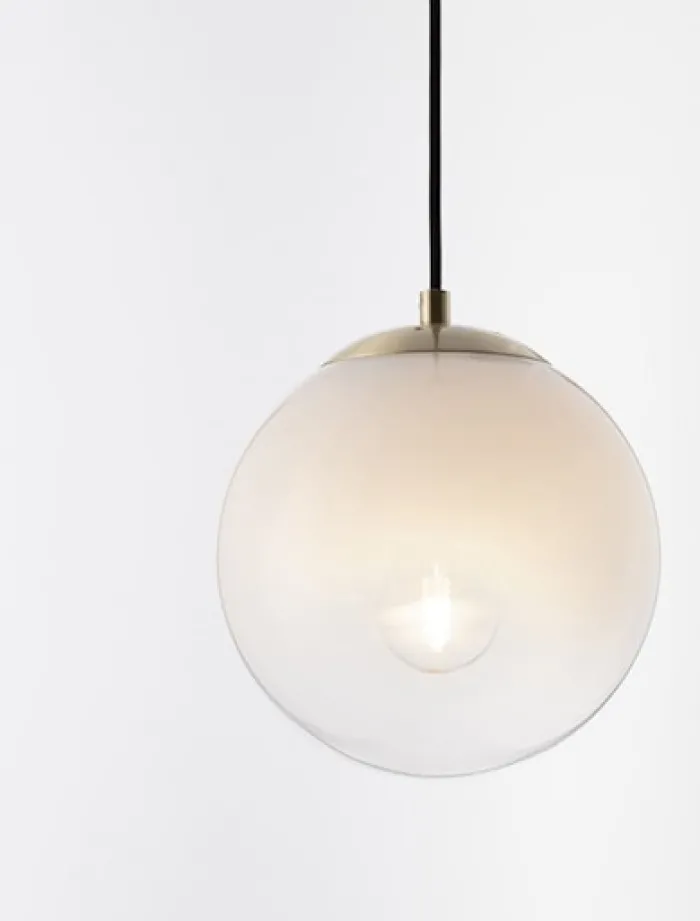 Lampa wisząca Howdel biało-złota