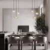Lampa wisząca Ivoprett LED x3 złoto-biała