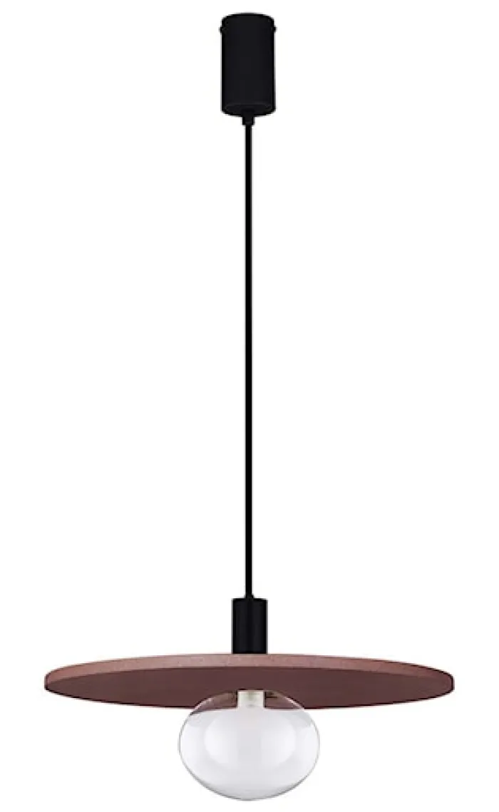 Lampa wisząca Javeric czerwona