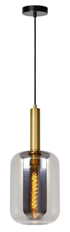 Lampa wisząca Joanet złoto-czarna