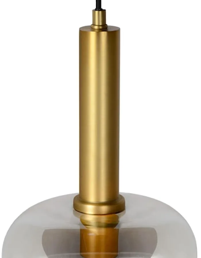 Lampa wisząca Joanet złoto-czarna