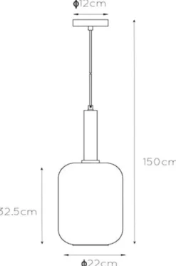 Lampa wisząca Joanet złoto-czarna