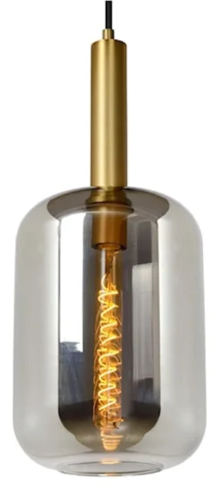 Lampa wisząca Joanet złoto-czarna