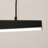 Lampa wisząca Jorun LED 150 cm czarna 3000K