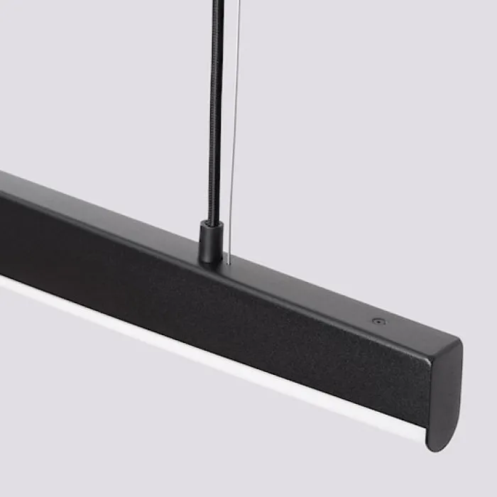 Lampa wisząca Jorun LED 150 cm czarna 3000K