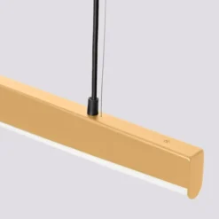 Lampa wisząca Jorun LED 150 cm złota 4000K