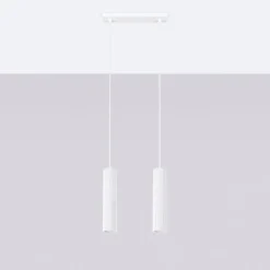 Lampa wisząca Karbon 2 biały