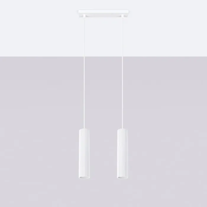 Lampa wisząca Karbon 2 biały