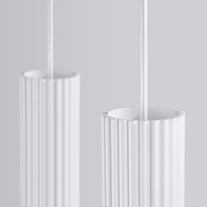 Lampa wisząca Karbon 2 biały