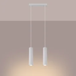 Lampa wisząca Karbon 2 biały