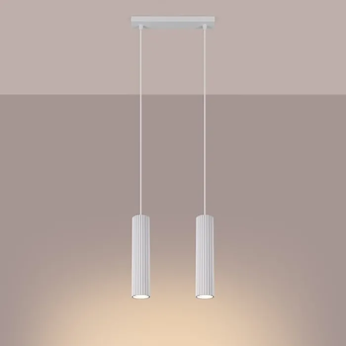 Lampa wisząca Karbon 2 biały