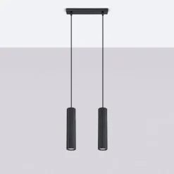 Lampa wisząca Karbon 2 czarna