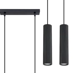 Lampa wisząca Karbon 2 czarna