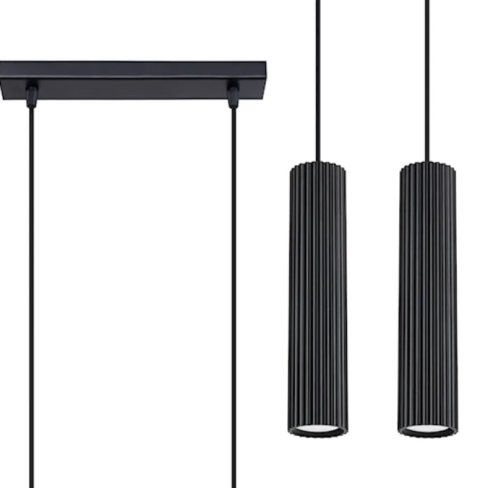 Lampa wisząca Karbon 2 czarna
