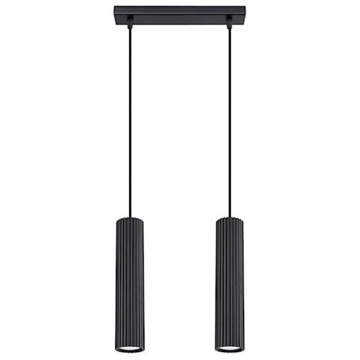 Lampa wisząca Karbon 2 czarna