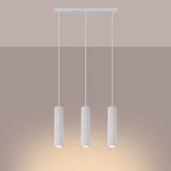 Lampa wisząca Karbon 3L biały