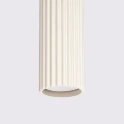 Lampa wisząca Karbon x1 beżowa