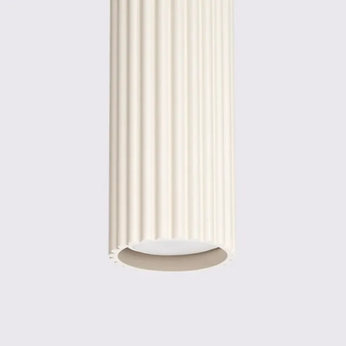 Lampa wisząca Karbon x1 beżowa