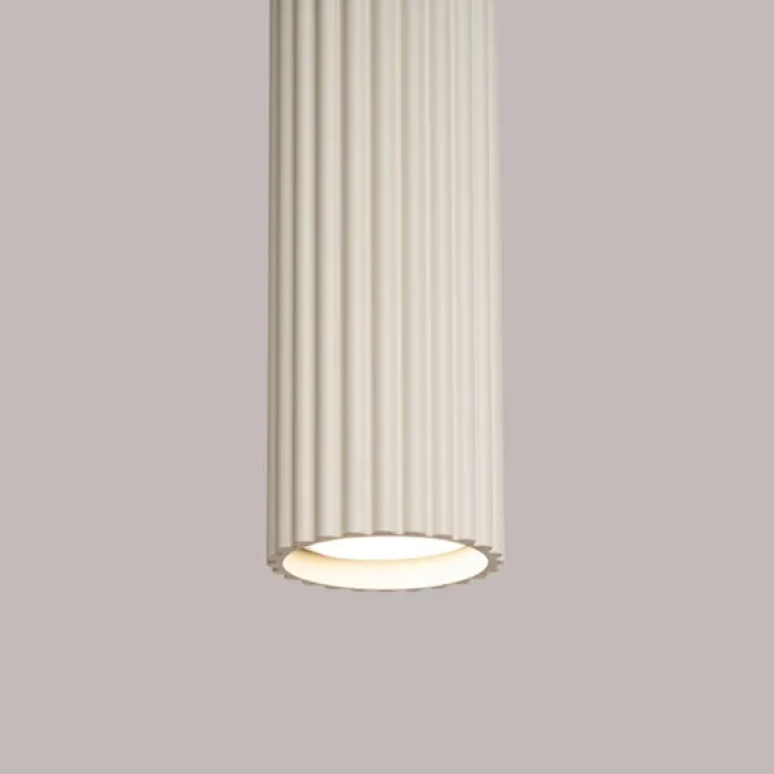 Lampa wisząca Karbon x3 beżowa